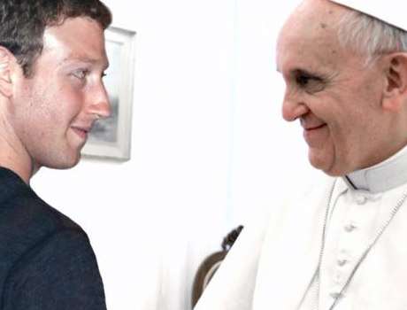 El papa Francisco se reunió con el fundador de Facebook