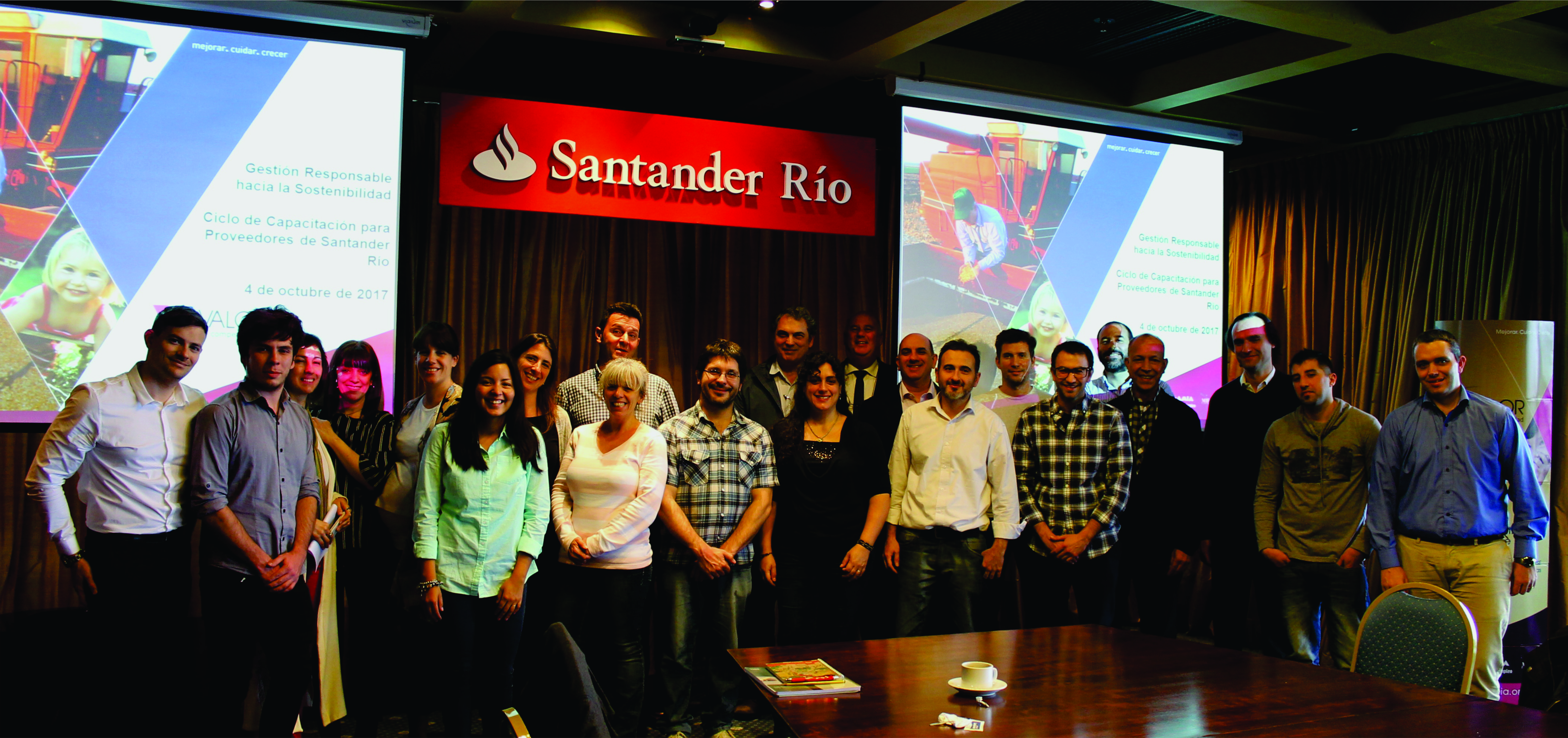 Santander Río y VALOR RSE+Competitividad renuevan el compromiso con su cadena de valor