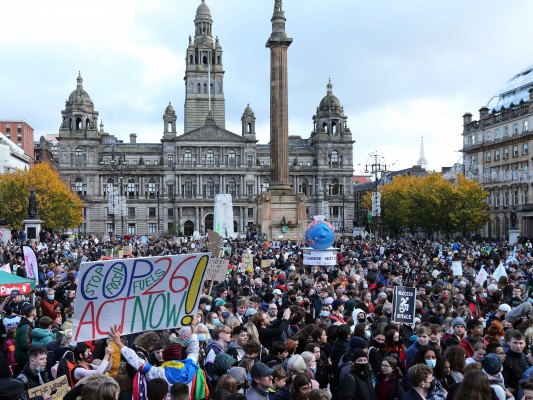 COP26 / Jornada 5: Las organizaciones juveniles protestan en Glasgow