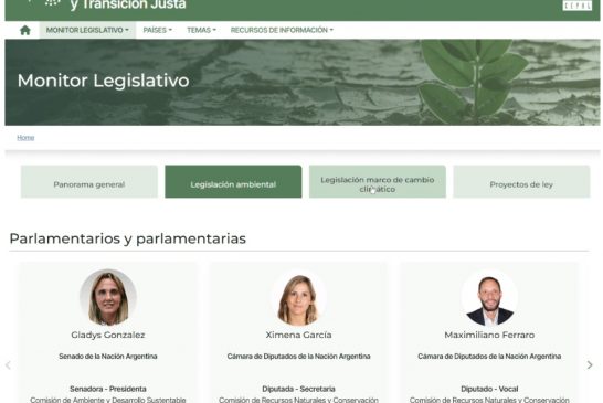 Se presentó el primer monitor online de leyes ambientales de la Región