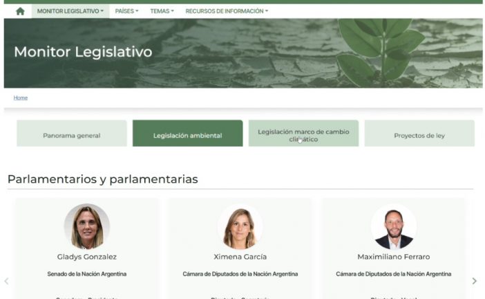 Se presentó el primer monitor online de leyes ambientales de la Región